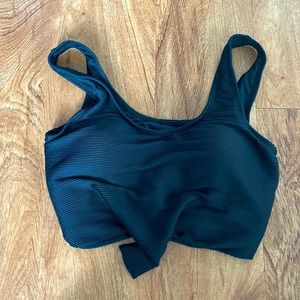 Coral Reef Swimsuit traveler top- black large